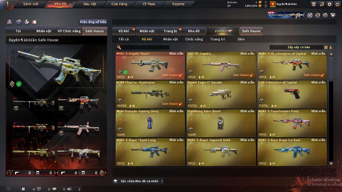 shop acc cf uy tin gia re